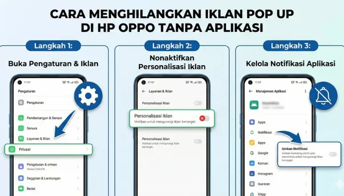 12 Cara Menghilangkan Iklan Pop Up di HP OPPO Tanpa Aplikasi
