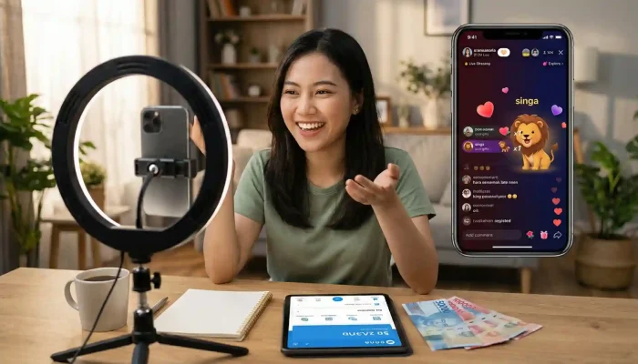 5 Aplikasi Live Penghasil Uang Terpercaya 2026, Cair ke DANA!