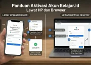 Panduan Aktivasi Akun Belajar.id Lewat HP dan Browser