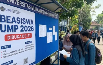 Beasiswa D3-S1 UMP 2026 Dibuka, Ini Syarat dan Manfaatnya