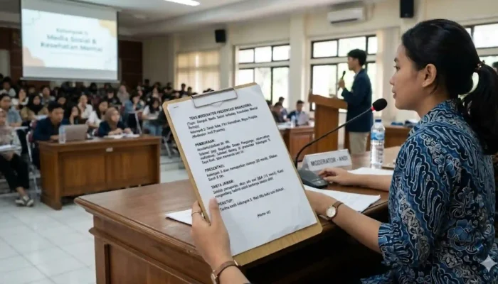 Teks Moderator Presentasi Mahasiswa yang Profesional