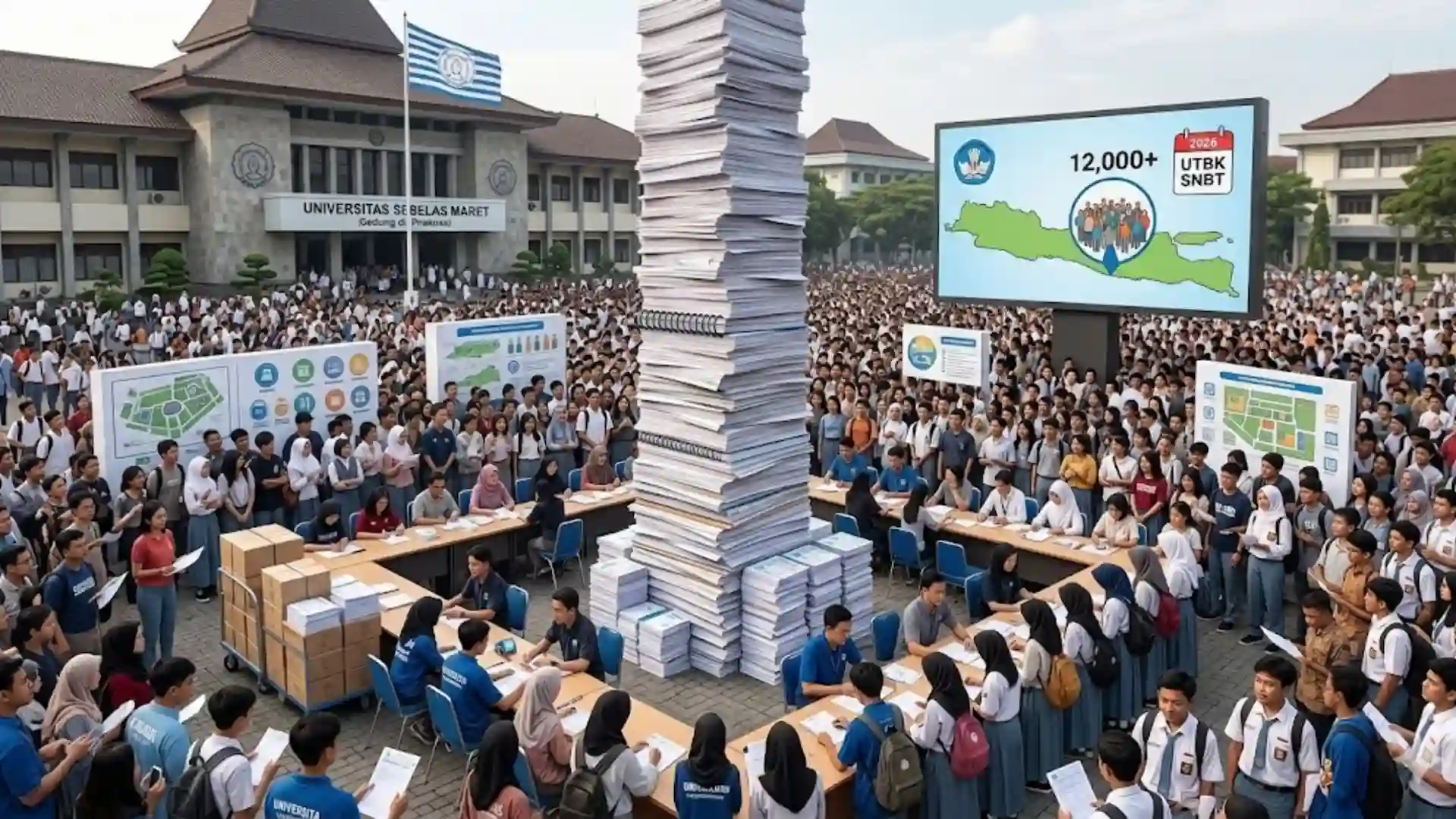 gedung kampus Universitas Sebelas Maret UNS Surakarta 2026